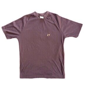 Vtg Hang Ten t-shirt Youth Boys Size 14 Brown 70 80s surf skate Embroidered Logo
